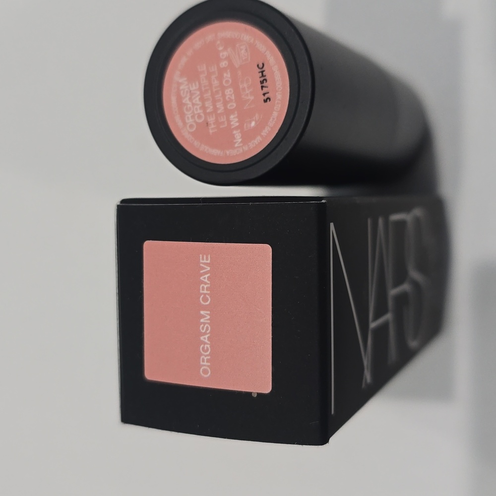 NIB ✅ NARS The Multiple 'ORGASM CRAVE ' Soft Blur Blush Stick  Cheeks Eyes Lips - Picture 4 of 6